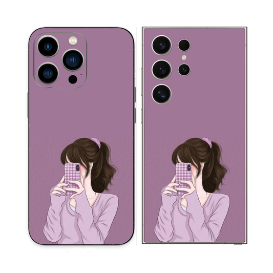 Cute phone skin for girls