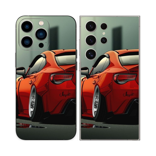 3D Sports car Phone skin