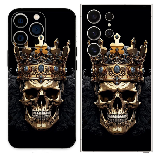 King skull phone skin