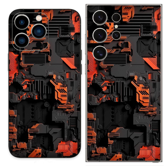 cool 3d texture phone skin