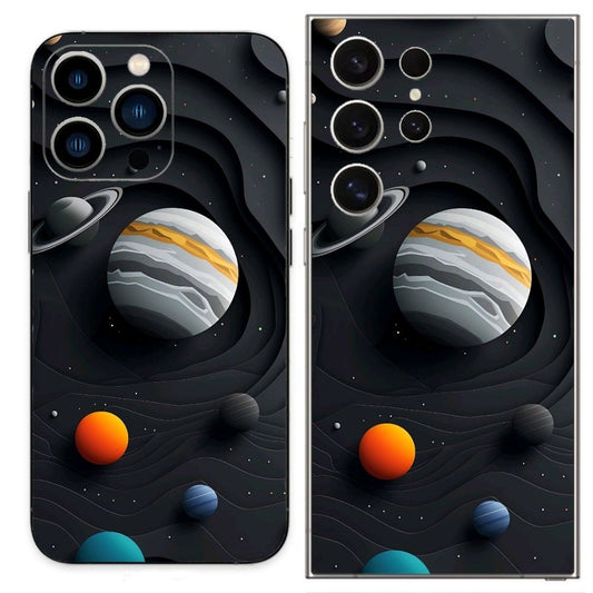 Beautiful planets phone skin